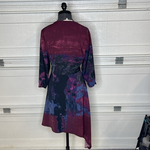 Rachel Roy Womens Multi-Tone Abstract Shift Dress Size 12 - Picture 7 of 8